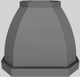 Vent-A-Hood® Designer Series 36" Gunsmoke Island Range Hood-0
