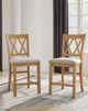 Signature Design by Ashley® Havonplane Brown Upholstered Bar Stool-4