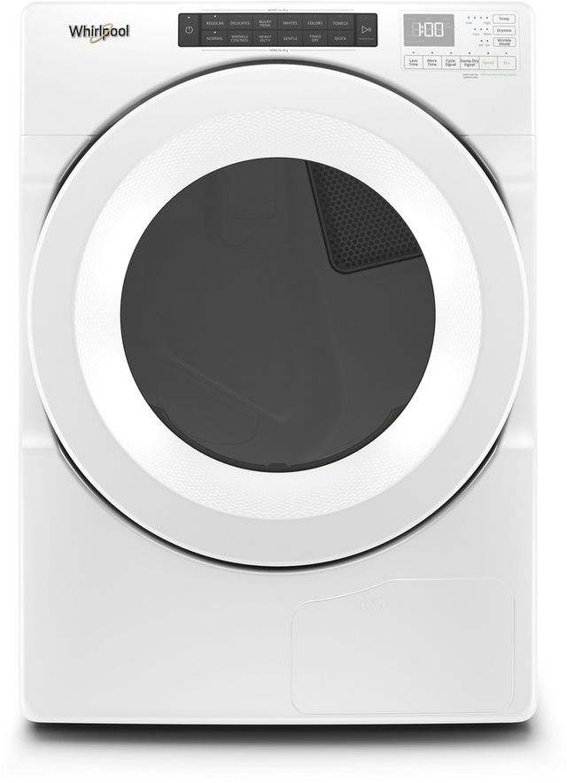 Whirlpool® 7.4 Cu. Ft. White Front Load Ventless Electric Dryer-0