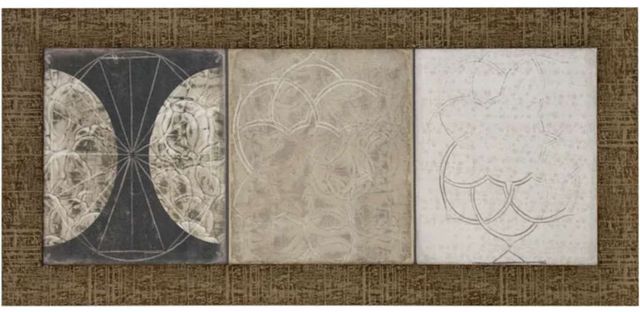 StyleCraft Tiles Beige/Black/Brown/Gray Wall Art-0