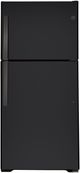 GE® 33 in. 21.9 Cu. Ft. Black Slate Top Freezer Refrigerator-0