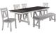 New Classic® Home Furnishings Maisie 6-Piece Gray Dining Set-0