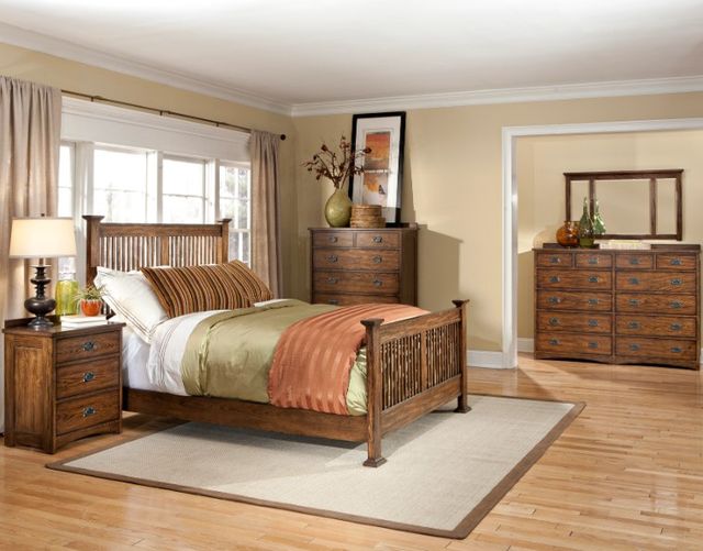 Intercon Oak Park Mission 12-Drawer Dresser-1
