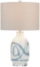 Crestview Collection Fanning White Table Lamp-1