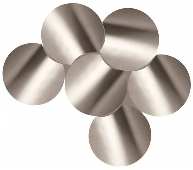 Meridian Furniture Dimple 6-Piece Silver 16" Modular Nesting Coffee Table Set-2