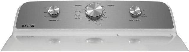 Maytag® 7.0 Cu. Ft. White Front Load Gas Dryer-4