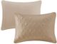 Olliix by Madison Park 3 Piece Khaki King Quebec Fitted Bedspread Set-1