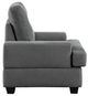 Mazin Furniture Dunstan Gray Chair-2