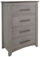 International Furniture Direct Ridge Light Gray Chest-0