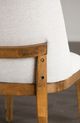 Furniture of America® Mandal 2-Piece Chestnut/White Side Chair-3