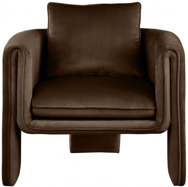 Meridian Furniture Sloan Brown Velvet Accent Chair-2