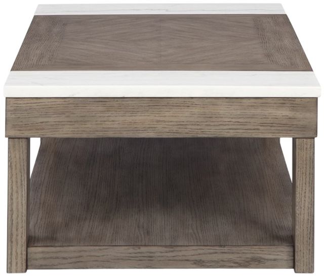 Signature Design by Ashley® Loyaska Grayish Brown Lift Top Cocktail Table-2