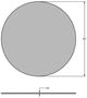 Amisco Customizable Dirk 36" Starstone Bar Table-1