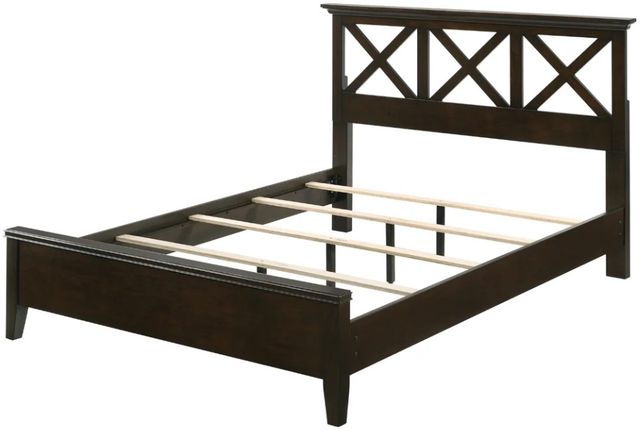 Bernards Nova II Brown King Panel Bed-3