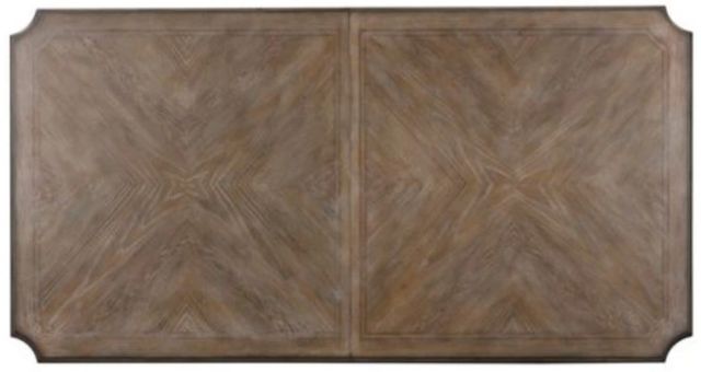 Liberty Furniture Abbey Park Weathered Brown Dining Table with Antique White Base-3
