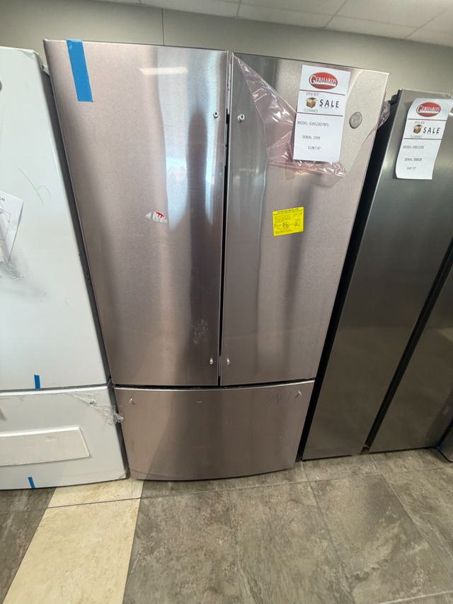 GE® 36" 23.1 Cu. Ft. Fingerprint Resistant Stainless Steel Counter Depth French Door Refrigerator-0