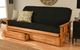 Kodiak Furniture Canton Black 8" Coil Hinged Innerspring Queen Futon Mattress -1