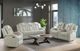 Elements International Carlo Pebble Oyster Power Recliner with Power Headrest-1