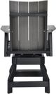 Nature's Best Furniture Customizable Contemporary Polyethylene Outdoor Swivel Dining Chair-3