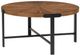 Signature Design by Ashley® Crosstrail 3-Piece Brown Occasional Table with Dark Bronze Base Set-1
