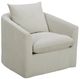 Liberty Furniture Saxton Ivory Swivel Accent Chair-0