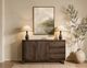 International Furniture Direct Savia Brown Console-1