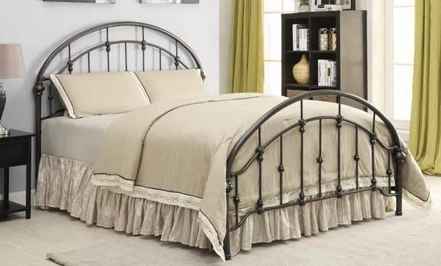 Coaster® Rowan Dark Bronze Twin Youth Bed-1