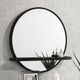 Coaster® Arini Black Vanity Wall Mirror with Shelf-3