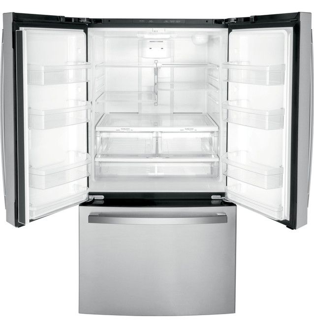GE® 36" 27 Cu. Ft. Fingerprint Resistant Stainless Steel French Door Refrigerator-2
