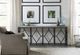Hooker® Furniture Ciao Bella Gray Console Table with Aged Steel Base-1