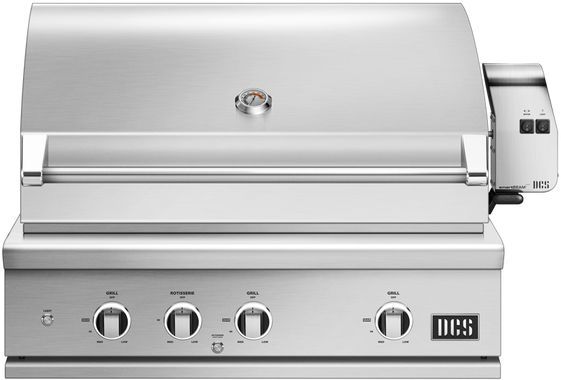 DCS Series 9 3-Burner Brushed Stainless Steel Built-In Liquid Propane Grill-0