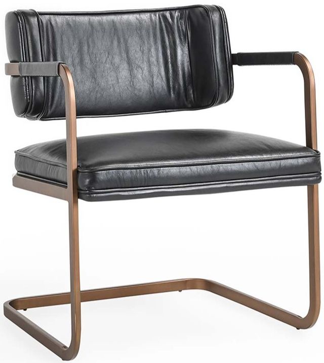 Classic Home Fonda Gold/Jet Black Dining Chair-0