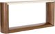 Hooker® Furniture Eleana Beige Console Table with Light Caramel Base-0