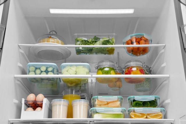 Midea® 33" 22.6 Cu. Ft. Stainless Steel Counter Depth French Door Refrigerator with Icemaker-10