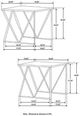 Coaster® Bette 2-Piece Marble Top Nesting Table Set with Lavish Gold Frames-4