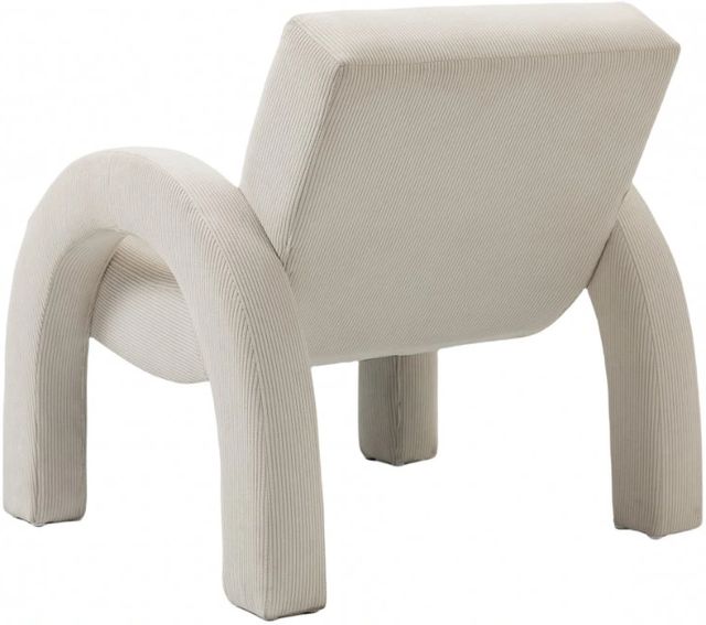 Meridian Furniture Corduroy Cream Accent Chair-3