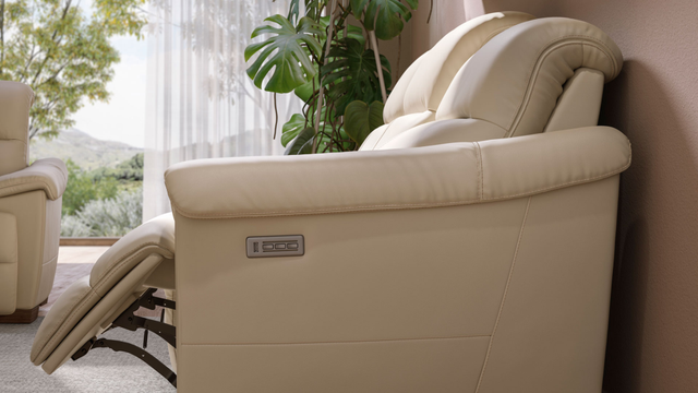 Natuzzi Editions Potenza Double Reclining Sofa-2