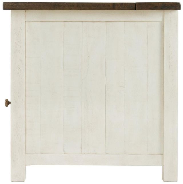 Martin Svensson Monterey Brown Chairside Table with White Base-3
