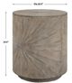 Uttermost® Starshine Light Gray Side Table-2