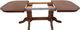 TEI Burnished Walnut 36" Double Pedestal Dinning Table-2