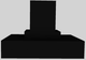 Vent-A-Hood® 42" Black Contemporary Island Range Hood-0