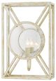 Currey & Company Beckmore Silver Granello Wall Sconce-0