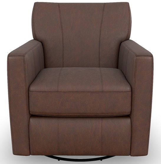 Best® Home Furnishings Customizable Caroly Leather Swivel Glider Chair-1