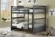 IFDC Gray Youth Double/Double Bunk Storage Bed-2