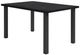 Homecrest™ Outdoor Living Customizable Timber Aluminum/Wood Rectangular Post Base Outdoor Balcony Table -0