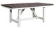 Liberty Furniture Farmhouse 7-Piece Brown/White Trestle Table Set-2