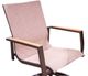 Signature Design by Ashley® Carmel Highlands Brown/Dark Brown Wooden Outdoor Sling Swivel Chair-1