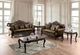 Furniture of America® Ensenada Brown/Dark Cherry Sofa-1