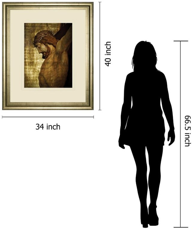 Classy Living Nito Jesus Christ 34"W Wall Art-2