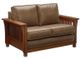 Fusion Designs Customizable Bungalow Mission Love Seat-0